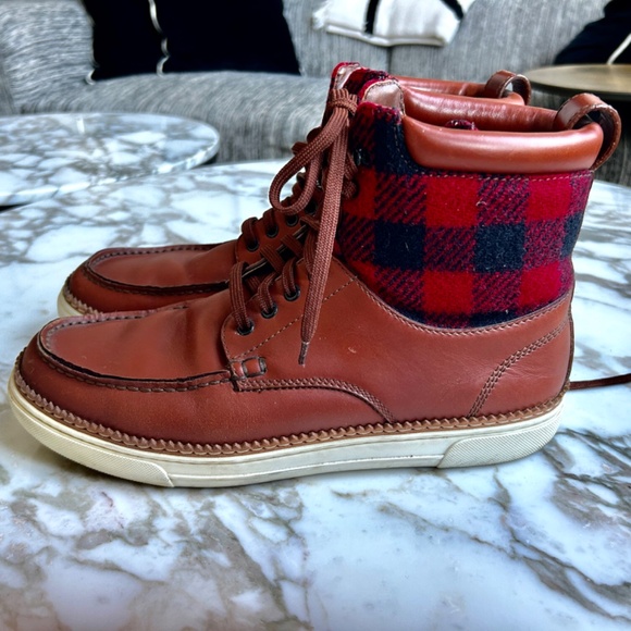 Louis Vuitton sneakers leather and plaid - Picture 6 of 6